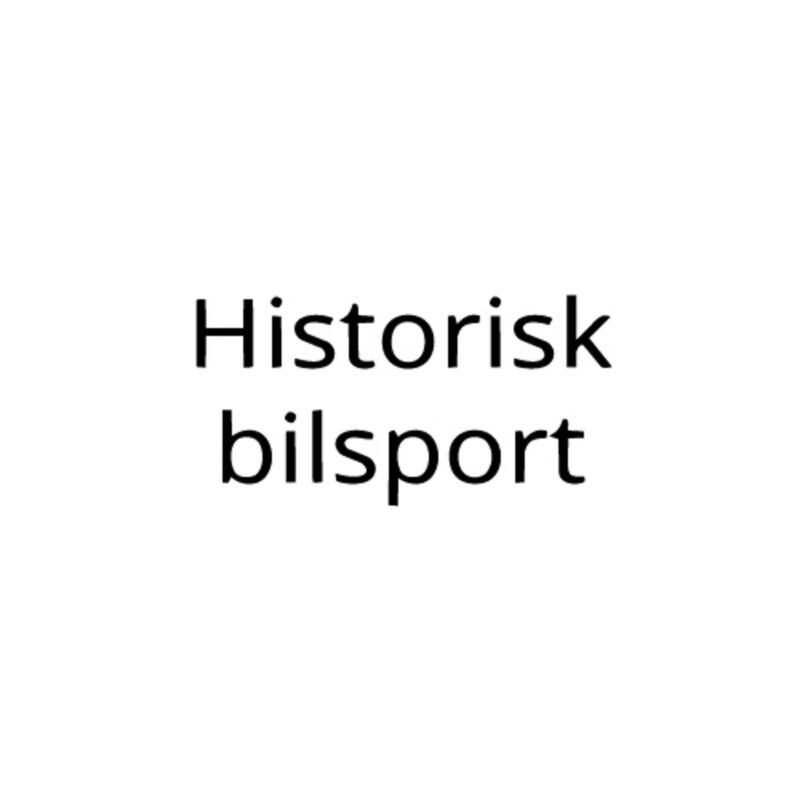 Historisk bilsport